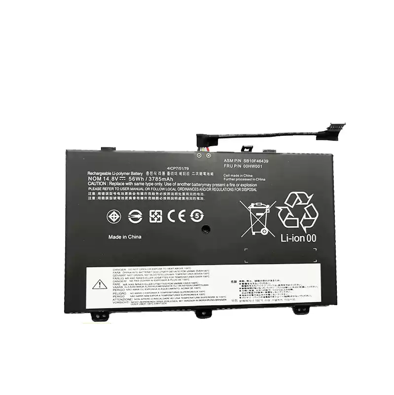 Laptop Battery 00HW001  for Lenovo Thinkpad S3 Yoga / Thinkpad Yoga 14