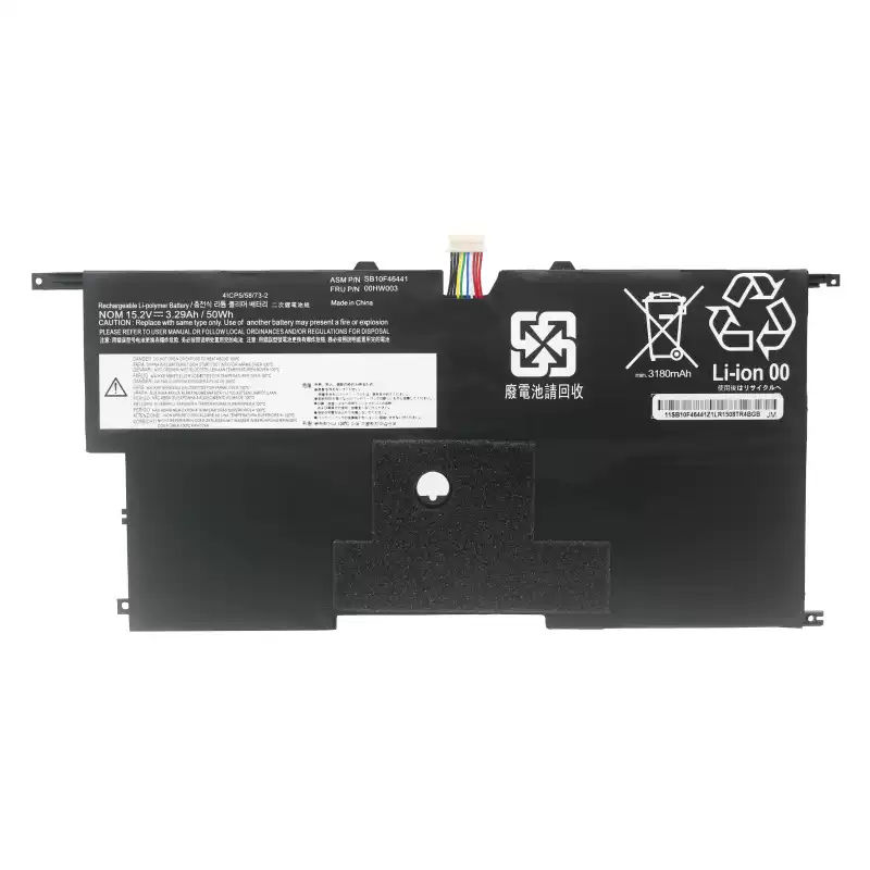 Laptop Battery 00HW003 SB10F46441 for Lenovo ThinkPad X1 Carbon Gen 3 2015 Series
