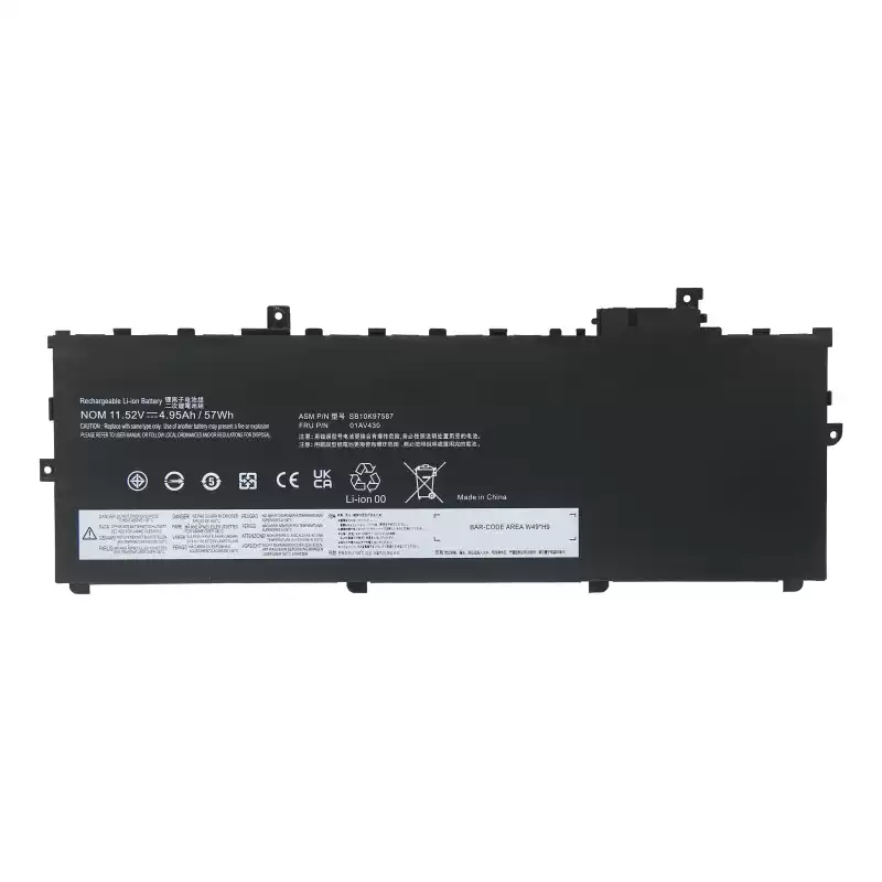 China Manufacturer Supply Laptop Battery 01AV430 for Lenovo ThinkPad X1 Carbon 5th Gen