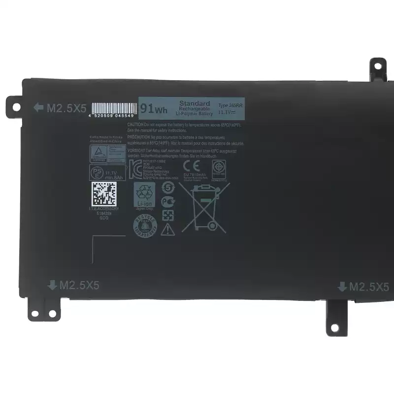 Laptop Battery 245RR for DELL XPS 15 9535 Series 4 Laptop Battery 245RR for DELL XPS 15 9535 Series