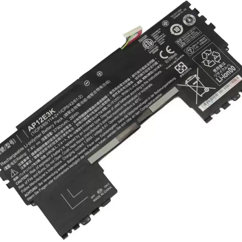 Laptop Battery AP12E3K for Acer Aspire S7  Series Ultrabook 11"