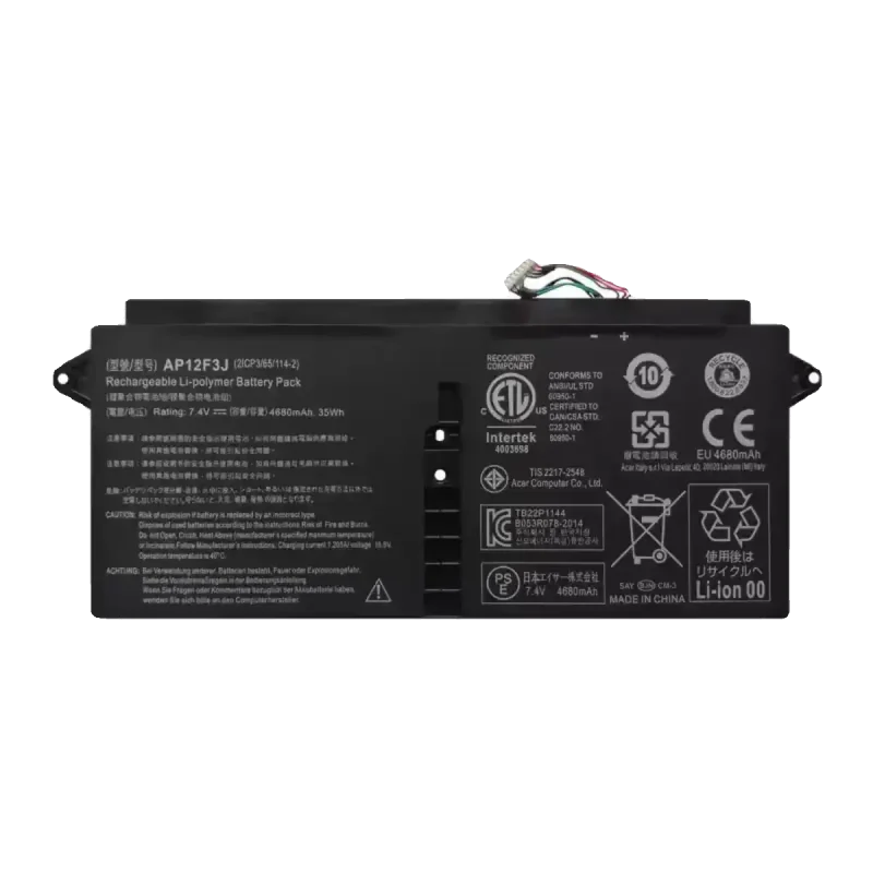 Laptop Battery AP12F3J for Acer Aspire S7 Series Ultrabook(13.3 Inch)