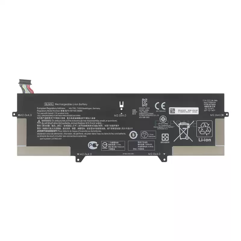 Laptop Battery BL04XL for HP Elitebook X360 1040 G6 Series