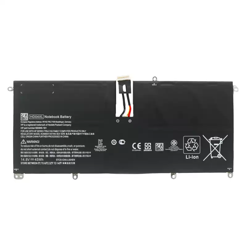 Laptop Battery HD04XL for HP Envy Spectre XT 13 Series