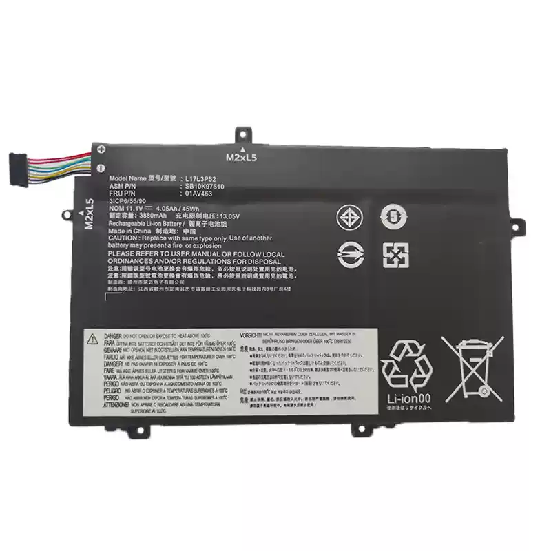 Laptop Battery L17L3P52 for Lenovo ThinkPad L470 Series