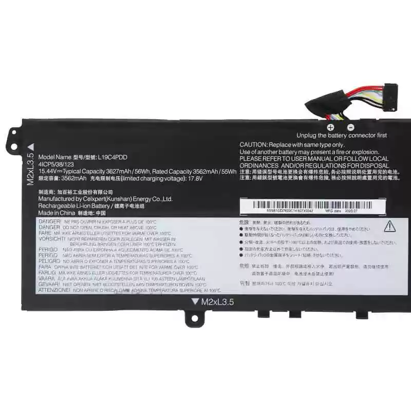 Laptop Battery L19M4PDD for Lenovo ThinkBook 13S G2 ARE Series