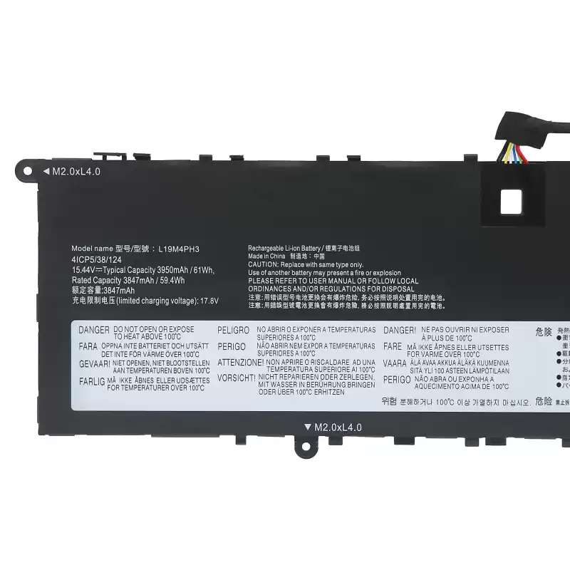 Laptop Battery L19M4PH3 for Lenovo Ideapad Yoga Slim 7 Pro-14ARH5 Series