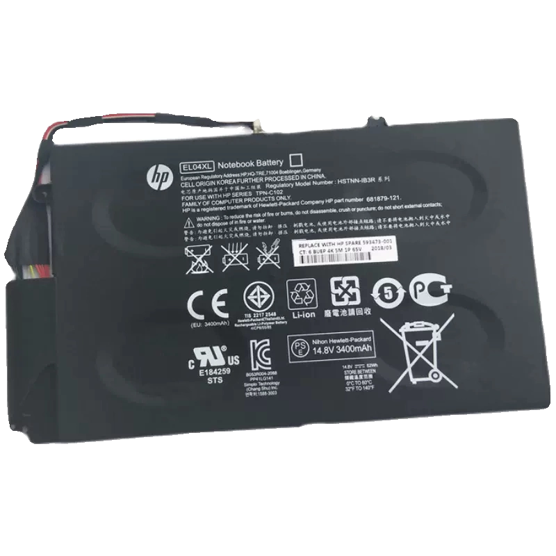 Original Quality EL04XL Battery Compatible with ENVY 4-1126TU 4-1151er 4-1007TX 5 Original Quality EL04XL Battery Compatible with ENVY 4-1126TU 4-1151er 4-1007TX