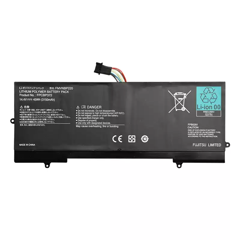 Factory Wholesale FMVNBP220 FPCBP372 Notebook Battery For Fujitsu Lifebook U772