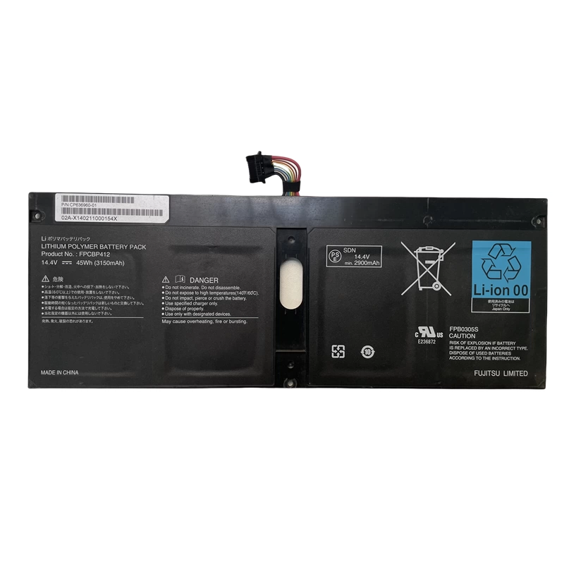 Factory Laptop Battery FPCBP412 Compatible with Fujitsu LifeBook U904-0M75A1DE