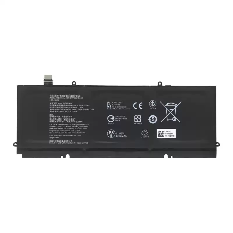 Factory Wholesale RC30-0357 Laptop Battery For Razer Book 13 Core I7 Series